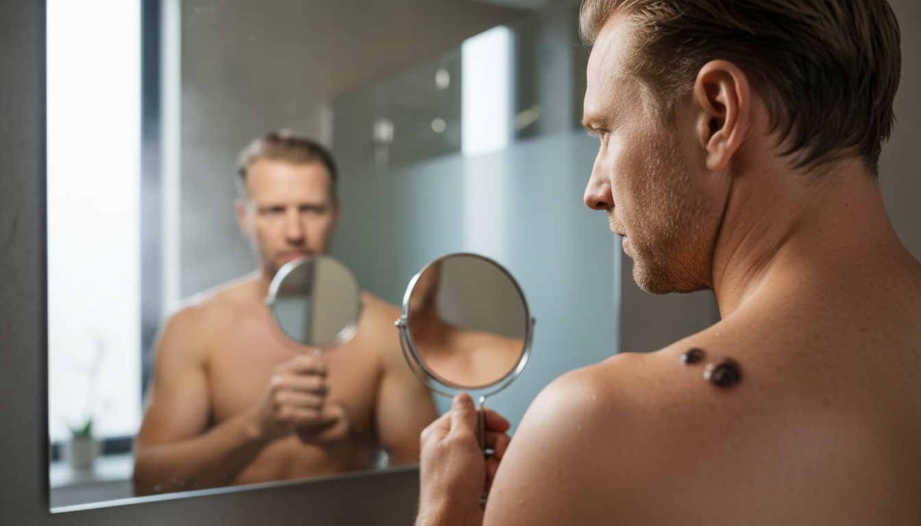 Jak przeprowadzić skuteczne samobadanie znamion metodą ABCDE w domowych warunkach