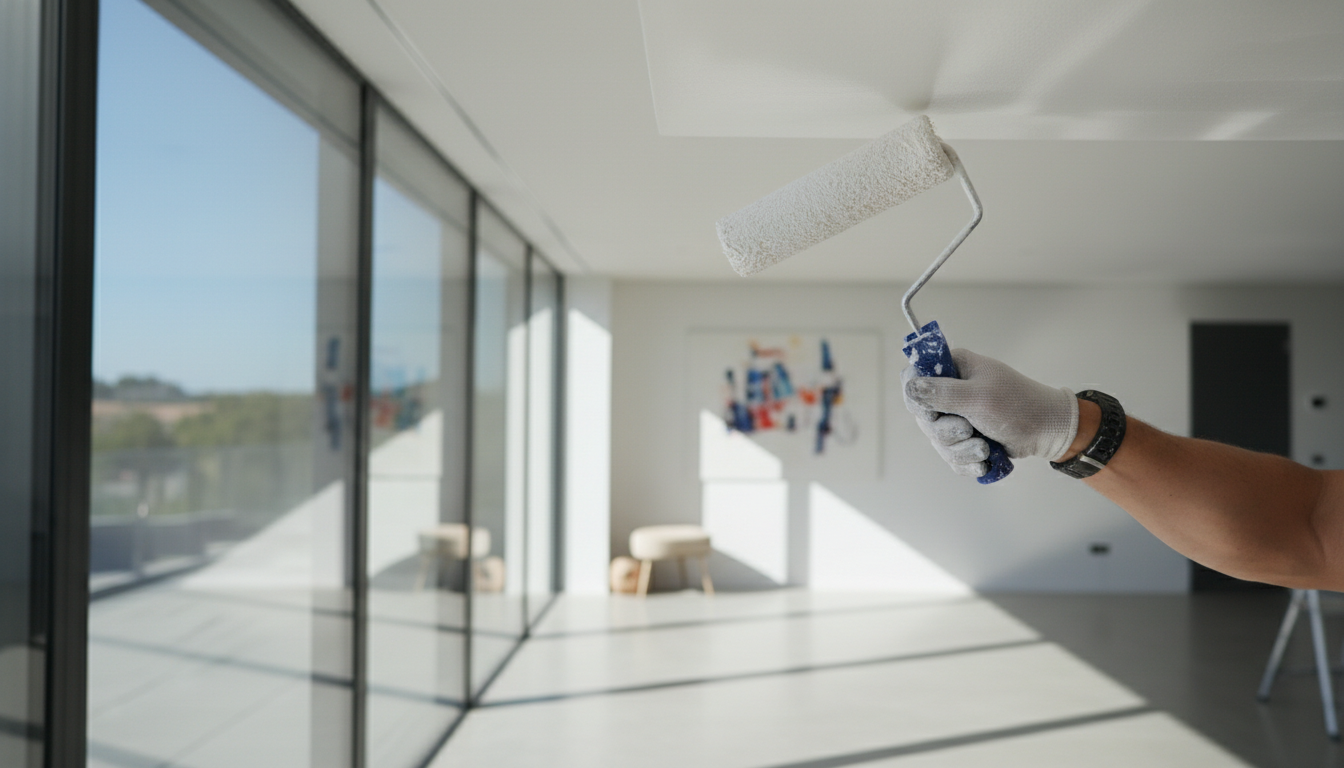 W jakim kierunku prowadzić wałek podczas malowania sufitu